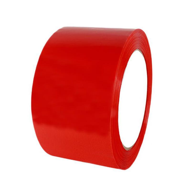 伏兴 彩色BOPP封箱胶带宽48mm*长100y，红色 A2430