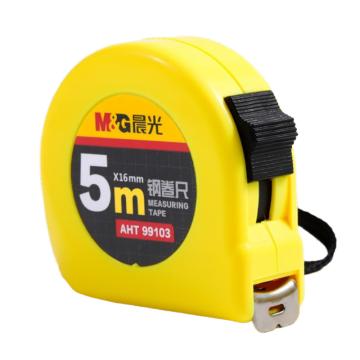 MG 钢卷尺5m/黄色 AHT99108/