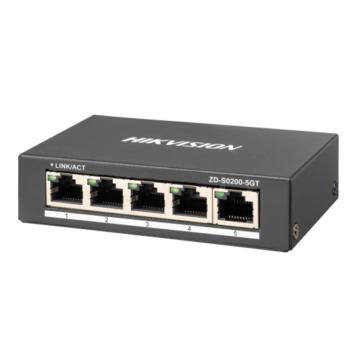 Hikvision 非网管千兆交换机 ZD-S0200-5GT