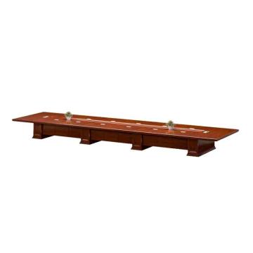 HiBoss 办公家具油漆贴实木皮办公桌会客桌大会议室桌9米9000*2200*760mm GJSP-105