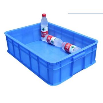 百盈塑料 塑料周转箱24号箱，外尺寸:615×425×155mm，蓝色 BY086