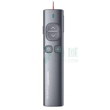 诺为 翻页笔液晶屏led放大凸显 无线演示器 N96 Spotlight 红光 32G 灰色