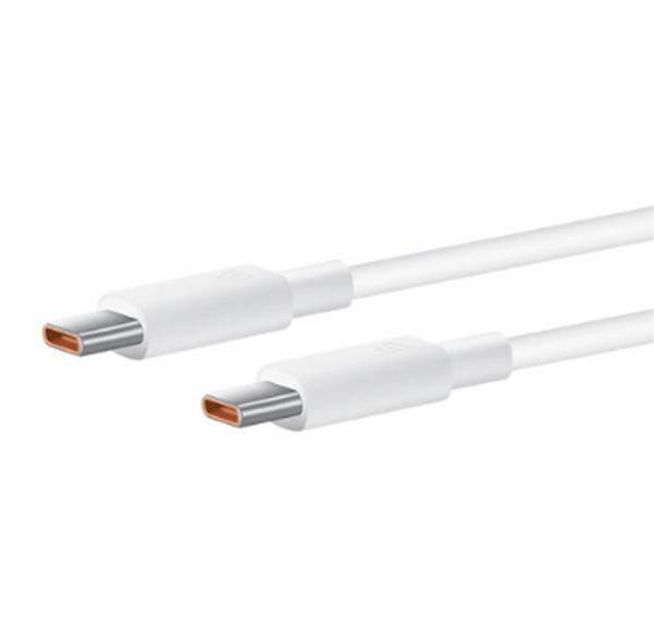 HUAWEI/华为 6A充电线Type-C转USBType-C/线长1.8m/高品质线芯原装 白色 CC800USB