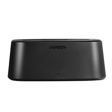 UGREEN 移动硬盘盒底座USB3.0台式机笔记本电脑外接SATA串口机械固态ssd硬盘盒子 外置硬盘座50740