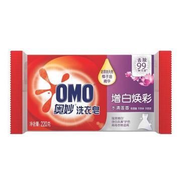 OMO 洗衣皂强效增白 (水清莲香) 220g