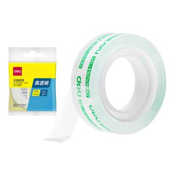 deli/得力 易撕文具胶带12mm*30y*38um(透明)（1卷/袋） 30009