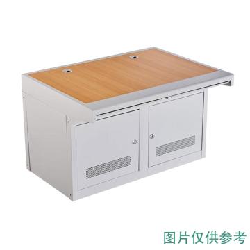 鑫远通 厚款监控操作台不含安装 双联,尺寸(mm):1200×900×750,全黑