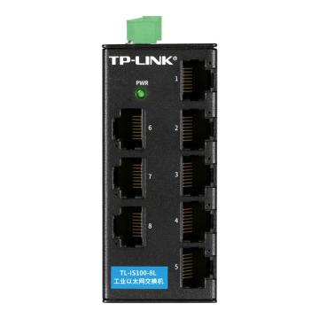 TP-LINK/普联 工业交换机8口百兆工业以太网交换机 IP40防护 三防漆涂层防护 TL-IS100-8L