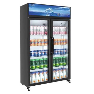 XINGX 立式风直冷双门商用冷藏展示柜（原型号LSC-630FS2） LGC-1000FS2