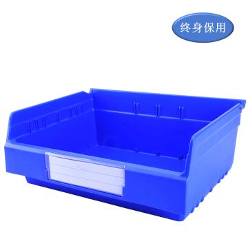Raxwell 精益物料盒TK3415，外尺寸规格D×W×H(mm):300×400×150，全新料，蓝色(标签牌1+标签纸1) RHSS4563