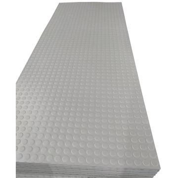 众聚德 绝缘防滑胶垫灰色 圆扣 zjd-jday-006 厚6mm，宽度1米，长1米