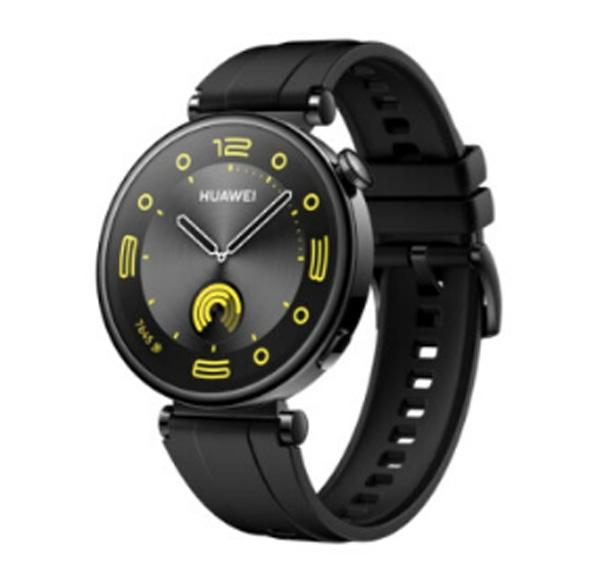 HUAWEI/华为 运动手表WATCH GT 4 41mm 黑色氟橡胶表带 ARA-B19 黑