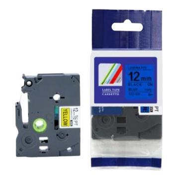 普贴 标签色带，蓝底黑字 宽度12mmTZ2－531 适用于兄弟ＴＺ系列标签机 TZ2－531