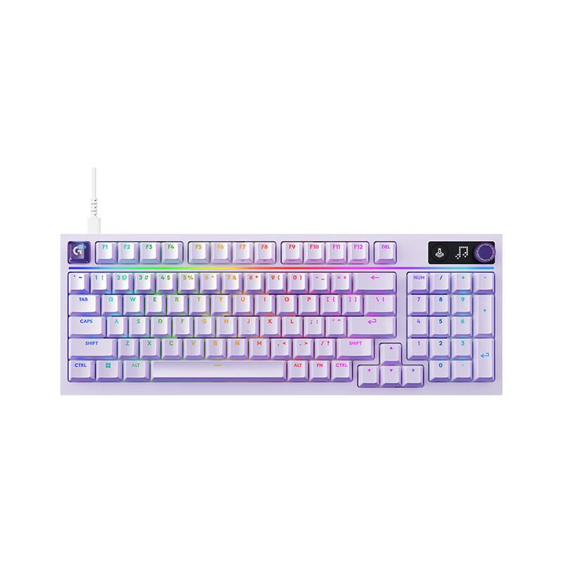Logitech/罗技 罗技闪逸龙 G316 X 8K客制化游戏键盘 G316 X紫色
