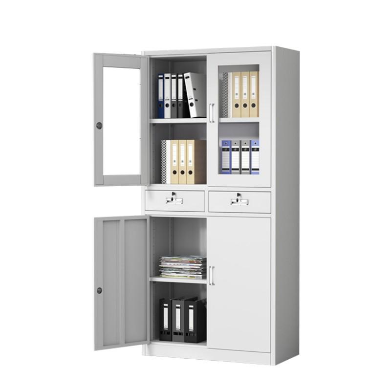 俱威 办公室文件柜二斗器文件柜1800*850*390mm 厚度0.65mm VBJ07