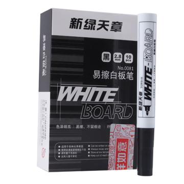 新绿天章 白板笔TGWB-01笔芯2.8mm/黑色/10支 0081