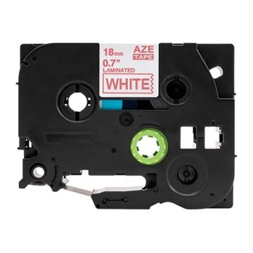 功成狮 标签色带，AZE-242GCDY0251 宽度18mm 白底红字，适用于兄弟ＴＺ系列标签机 GCDY0251