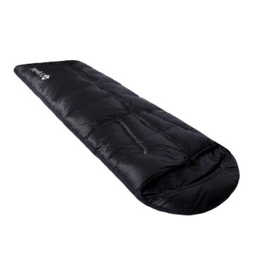 三极户外 可伸手白鹅绒睡袋225*80cm TP2931 1.2kg黑色