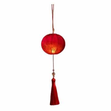 功成狮 春节新款小灯笼鸿运当头，圆灯笼7.5*5.5cm GFUD2911