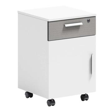 企诺 活动柜带锁抽屉储物柜单抽单门 400*420*620mm QN-LB-H0102