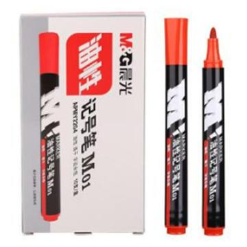 MG 记号笔油性M01（红） APMY2204C