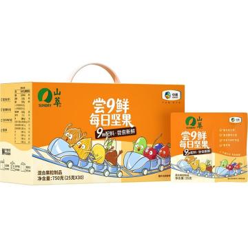 山萃 坚果炒货（一件代发） 尝9鲜每日坚果750g