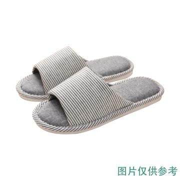 蓝卡诺 布面拖鞋 灰色41-42码