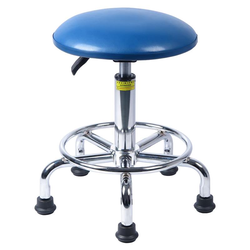 JTSG 防静电椅子蓝色，固定脚杯，400*400*430mm TF288
