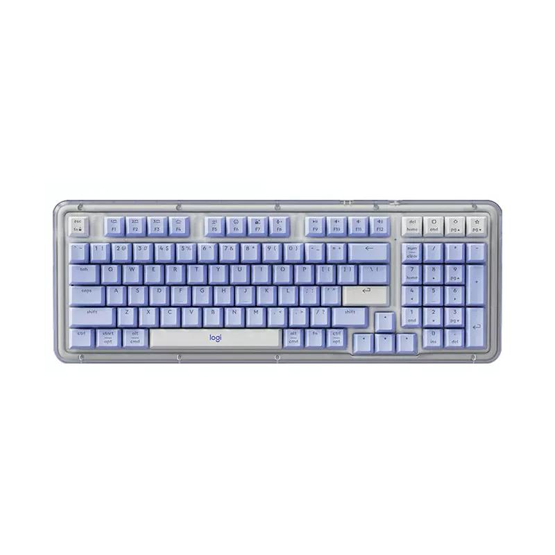 Logitech/罗技 AI客制化无线机械键盘 K98M蓝紫色