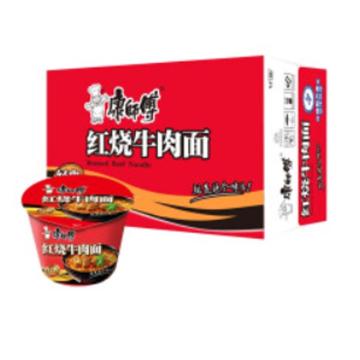 康师傅 红烧牛肉面 110g*12桶/箱