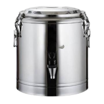 功成狮 304不锈钢保温桶带龙头款，60L，底部直径45cm外高48cm只能保温不能加热 GCTD0024