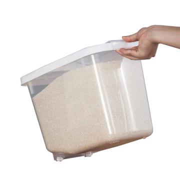 茶花 米纳翻盖米桶白色 10KG 36.2×21.9×26.8mm 012001