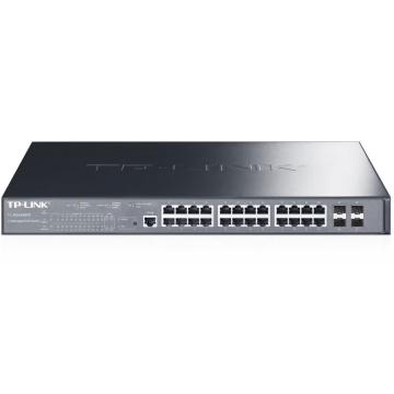 TP-LINK/普联 网络设备交换机24口全千兆4个SFP光纤口三层网管 TL-SG5428PE