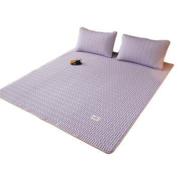 南极人 乳胶凉席随机花色（玉/紫/灰/绿） 冰感舒适素色150×200cm