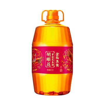 胡姬花 食用油（一件代发） 金衣玉食古法花生油，5L