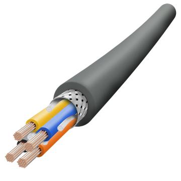 兆龙 聚氯乙烯护套屏蔽软电缆 RVVP-4G×1.5mm2-PVC-黑色