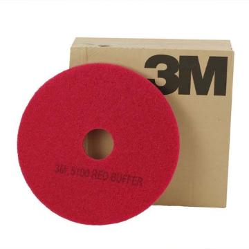 3M 磨光垫5100红色，17寸，5片/盒 61500035938