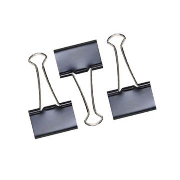 KW-triO/可得优 办公事务长尾夹51mm黑 12只/盒 dc-51