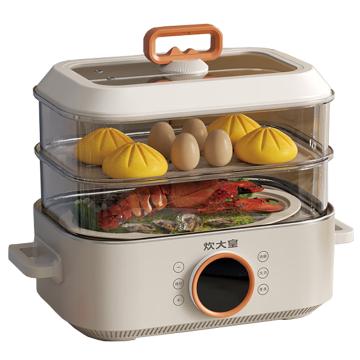 COOKER KING 多功能电蒸锅容量:18L 材质:PP+PC+304不锈钢+不粘涂层 CDH-ZG1318