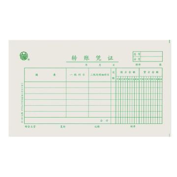 亮新 转账凭证内资凭证30K 100张/本 5本/包 138-30