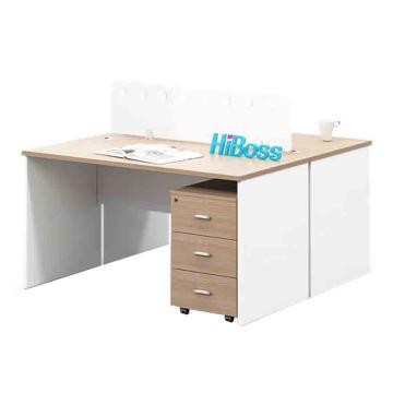 HiBoss 办公家具职员桌办公桌板式员工位两人位1200*1200*1050mm GJSP-67