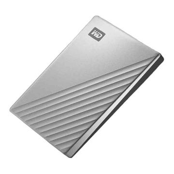 韦度 移动硬盘1TB type-c My Passport Ultra 2.5英寸 银 机械硬盘 兼容Mac WDBC3C0010BSL