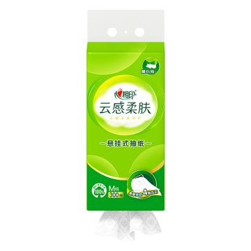 心相印 4层300抽云感悬挂式抽纸150×180mm 300抽/提 DT20300