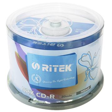 铼德 音乐CD刻录盘 CD-R 700MB 50片桶装