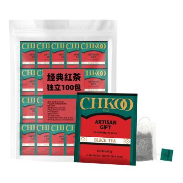 七口香 袋泡茶2g*100包/袋 滤纸包红茶（独立小包）