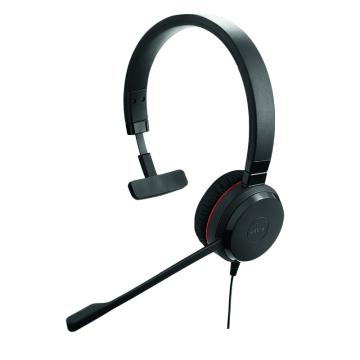 Jabra/捷波朗 USB 单耳耳机电话客服耳麦降噪可调节音量大小 连电脑 EVOLVE 30 II MONO