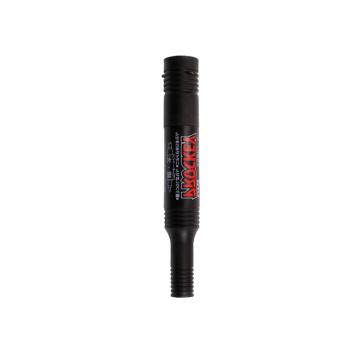 UNI 三菱水性大双头记号笔细2mm粗5mm（10支/盒） PM-150TR黑色