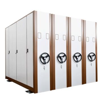 HiBoss 密集架移动式档案柜文件钢制轨道手摇密集架900*560*2300mm GJSP-245