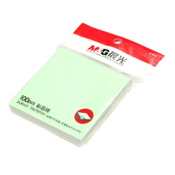 MG 优事贴多彩自粘便条纸3X3 76mm*76mm 100页/本（混色装） YS-10