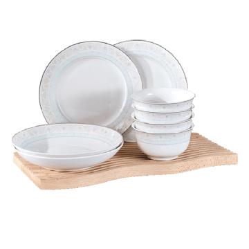 康宁餐具 8件套，波斯风情系列CB-BSFQ8-HP/KZ 规 格：4.5寸饭碗×4/8.0寸浅盘×2/8.0寸汤盘×2 CB-BSFQ8-HP/KZ